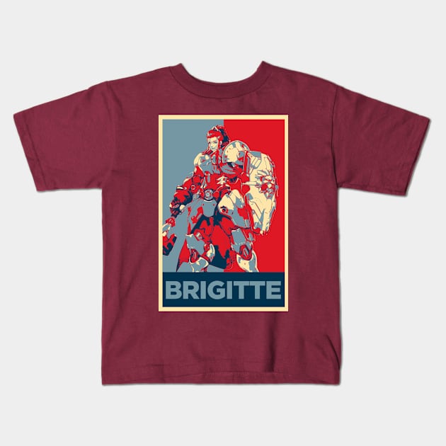 Brigitte Poster Kids T-Shirt by Anguru